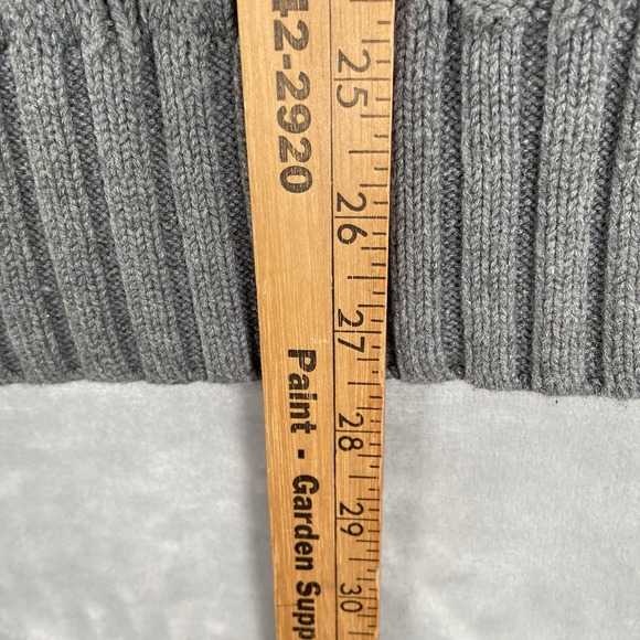 L.L. Bean Signature Hoodie women's Large Fisherman Sweater Cable Knit Pullover - Picture 11 of 13